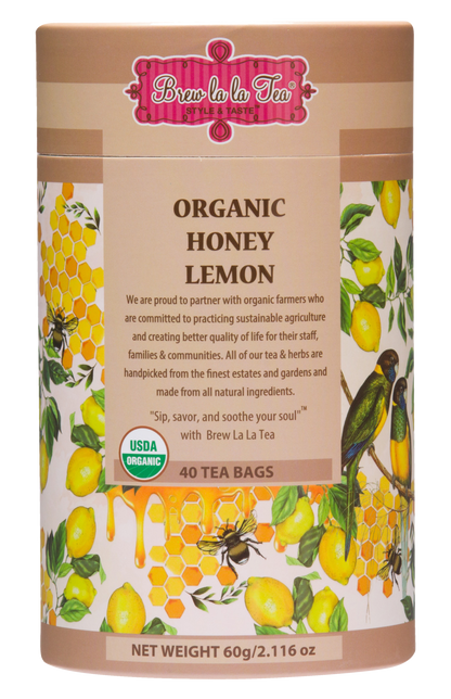 Organic Honey Lemon Green Tea