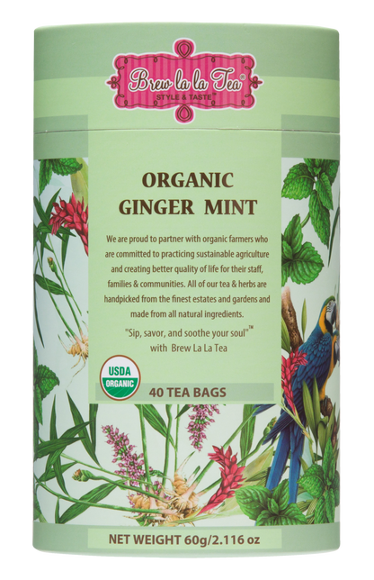 Organic Ginger Mint Green Tea