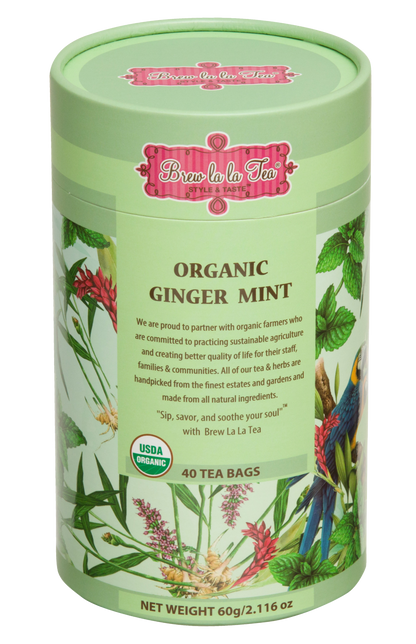 Organic Ginger Mint Green Tea