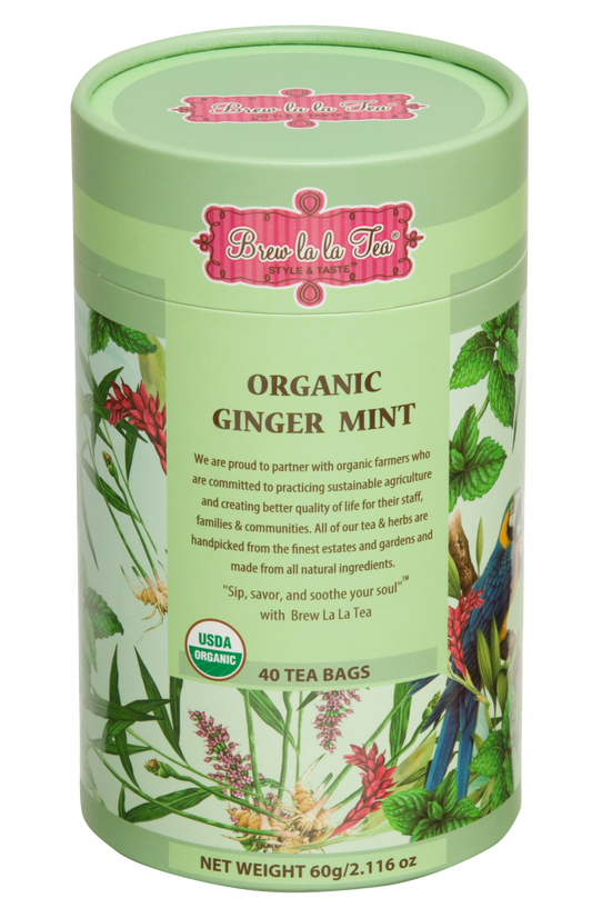 Organic Ginger Mint Green Tea