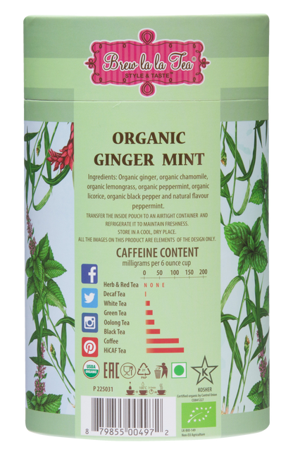 Organic Ginger Mint Green Tea